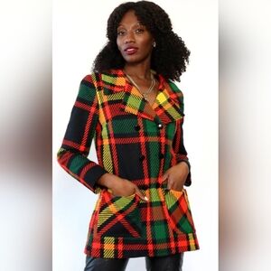 Vintage Bradley Mod Plaid Jacket